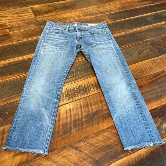 Rag & Bone/JEAN The Dre Slim Boyfriend Jeans Bradford Wash Size 28 Made in USA - Picture 6 of 16